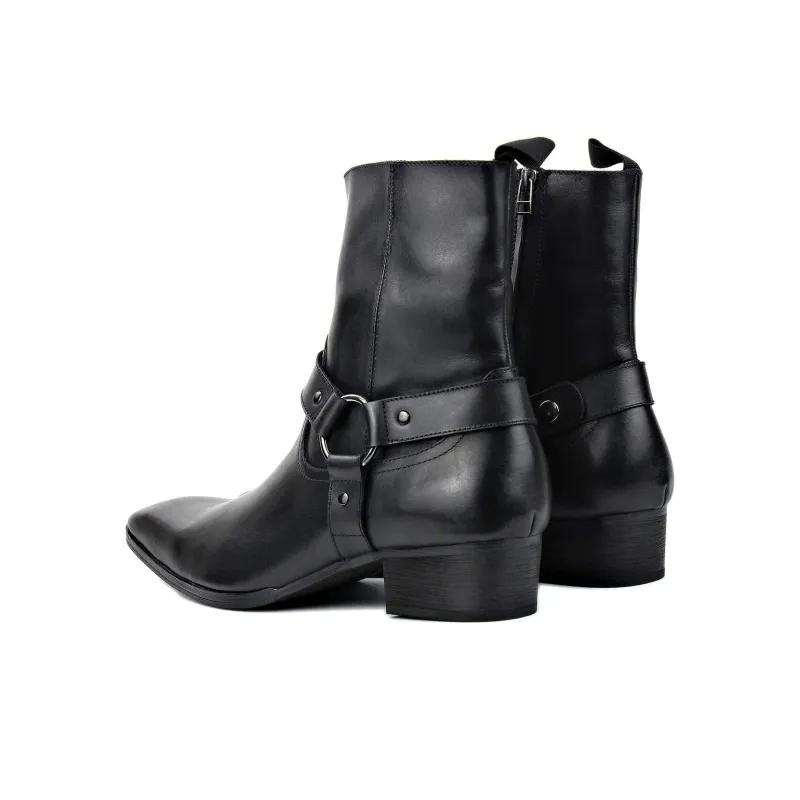 SAINT LAURENT Wyatt Ankle Boots-3