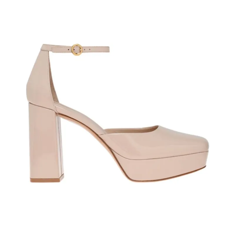 GIANVITO ROSSI Ribbon T-bar Pumps-1
