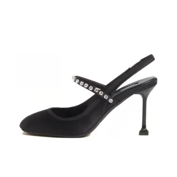 MIU MIU 85mm Crystal-embellished Satin Pumps