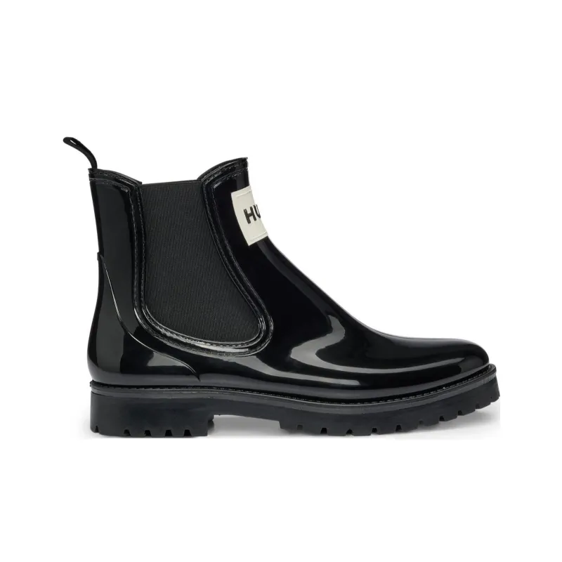 HUGO BOSS Short Chelsea Boots Women's Black-1