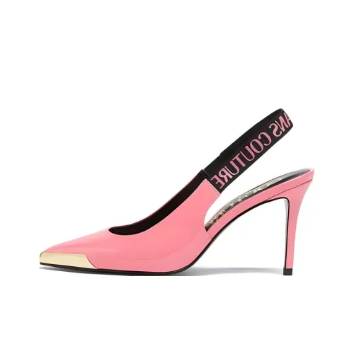 VERSACE JEANS Slim Heel High Heels Women's Pink