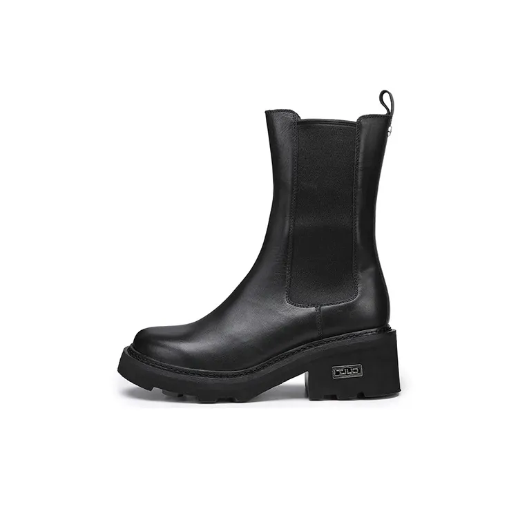 CULT GAIA Short Chelsea Boots Women's Black-0