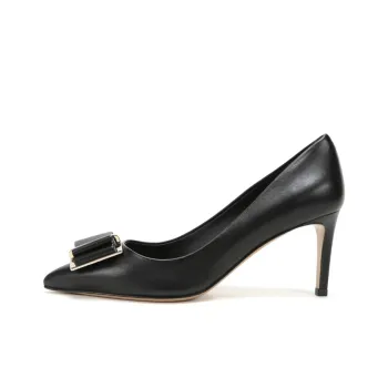 FERRAGAMO Pre Owned Décolleté 75mm Vara bow Leather Pumps