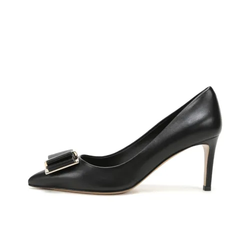 FERRAGAMO Pre-Owned Décolleté 75mm Vara-bow Leather Pumps