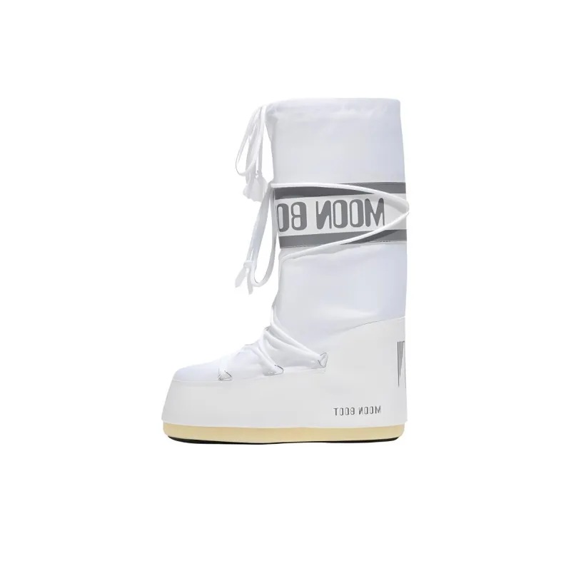 Moon Boot Icon Nylon Boot White-0
