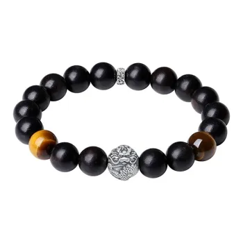 Yuanyanghuangjin Obsidian Bracelets Unisex