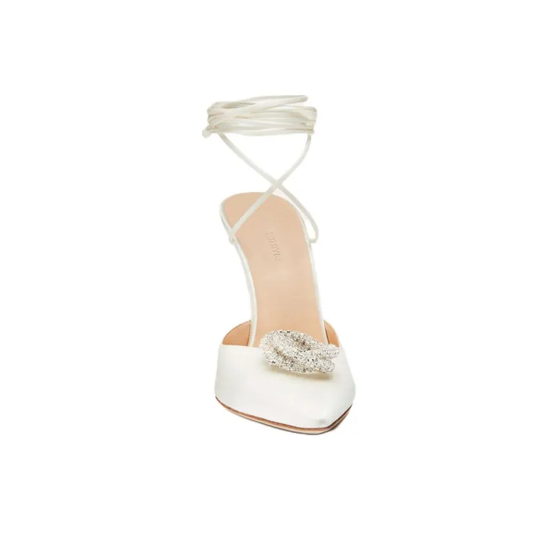 MAGDA BUTRYM Slim Heel High Heels 11cm Women's White-3