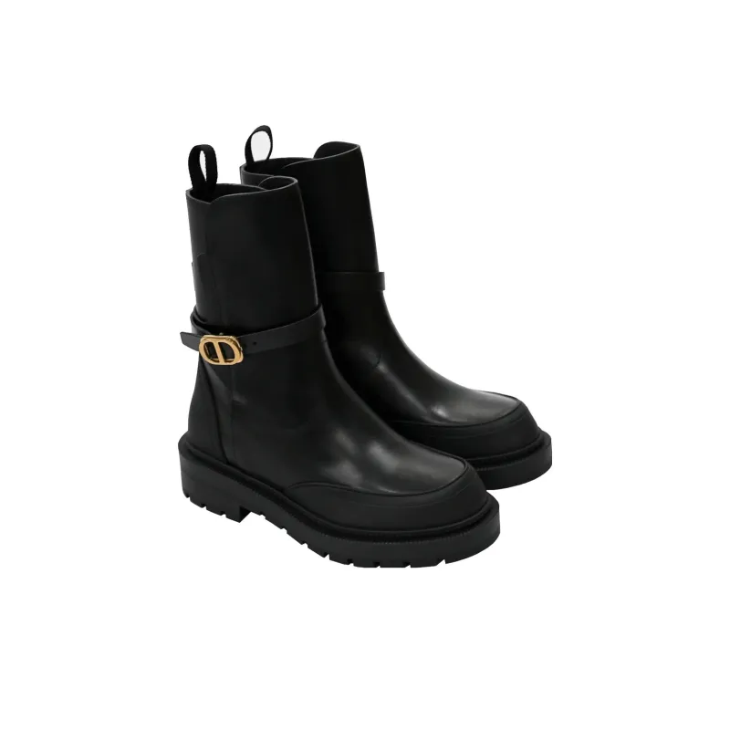 DIOR Empreinte Ankle Boots Women's Black-2