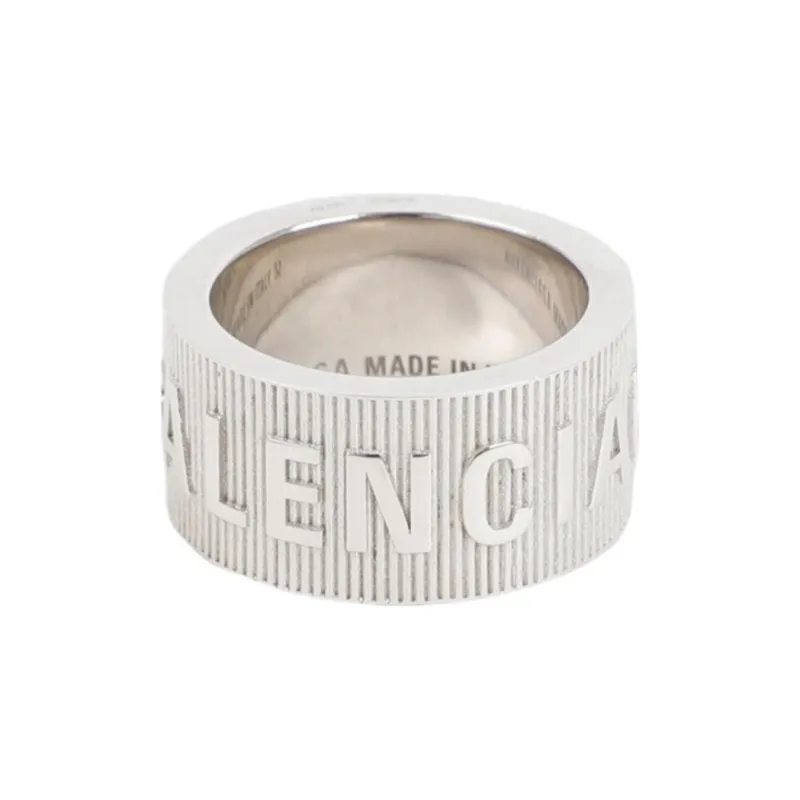 Balenciaga 925 Sterling Silver Rings Unisex Silver-2
