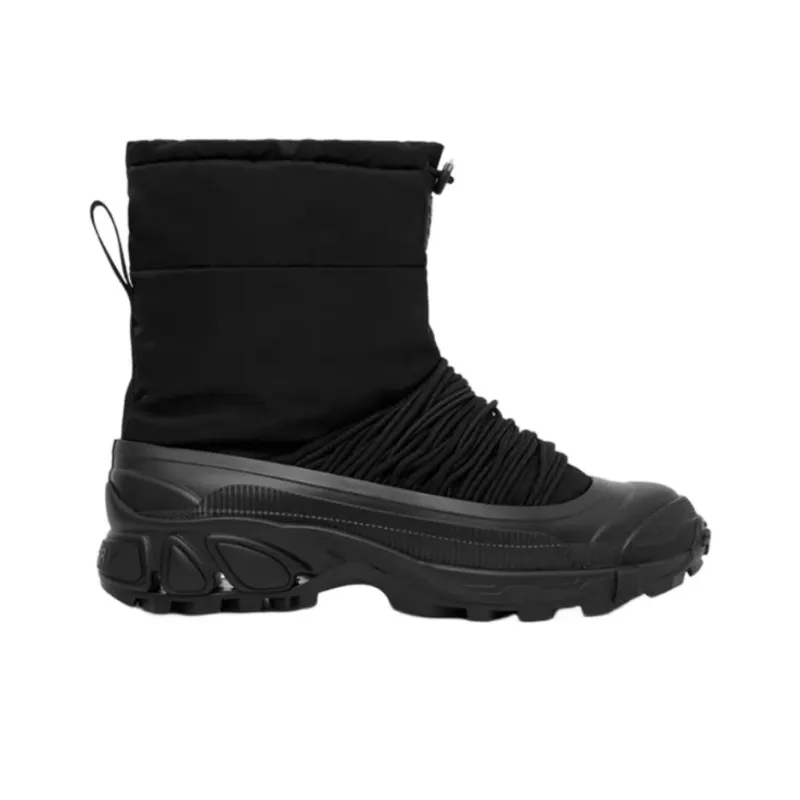 Burberry Arthur Puffy Ankle Boots Black-1