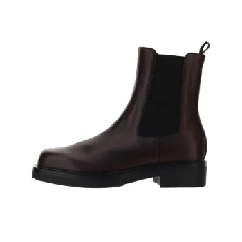 PRADA Short Chelsea Boots Men's Dark Purple