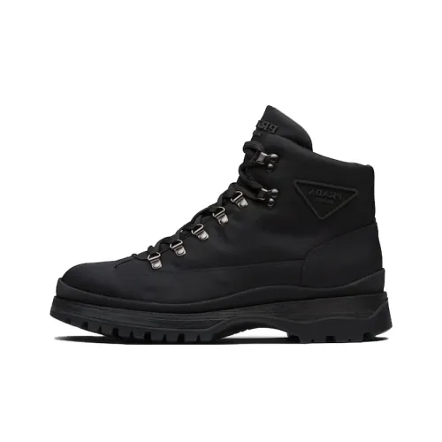 PRADA Ankle Boots Men Black