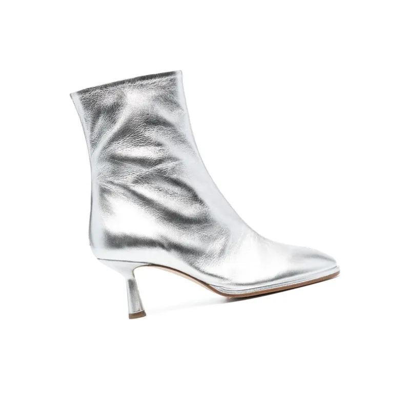 Aeyde Dorothy 60mm Metallic-finish Boots-2
