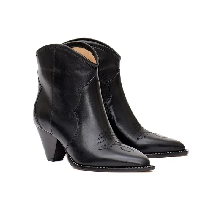 ISABEL MARANT Darizo Leather Ankle Boots-2