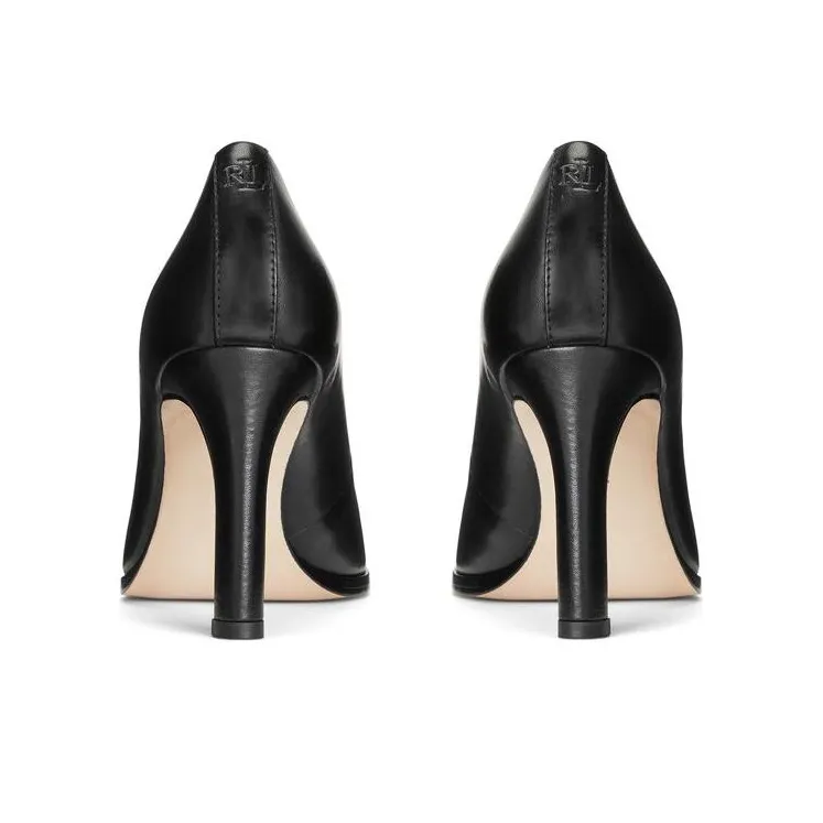 Lauren Ralph Lauren Camila 85mm Leather Pumps-4