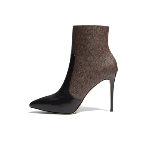 MICHAEL KORS Fashion Ankle Boots 10cm Women's Brown Black