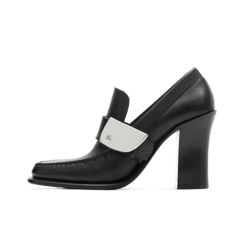 Burberry Women's London Shield Loafer 'Black'-0