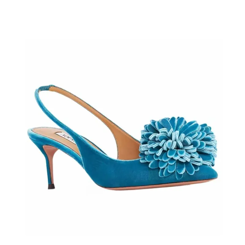 AQUAZZURA Couturier Slim Heel High Heels 6.5cm Women's Light Blue-3