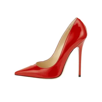 Jimmy Choo Anouk Slim Heel High Heels 12cm Women's Red