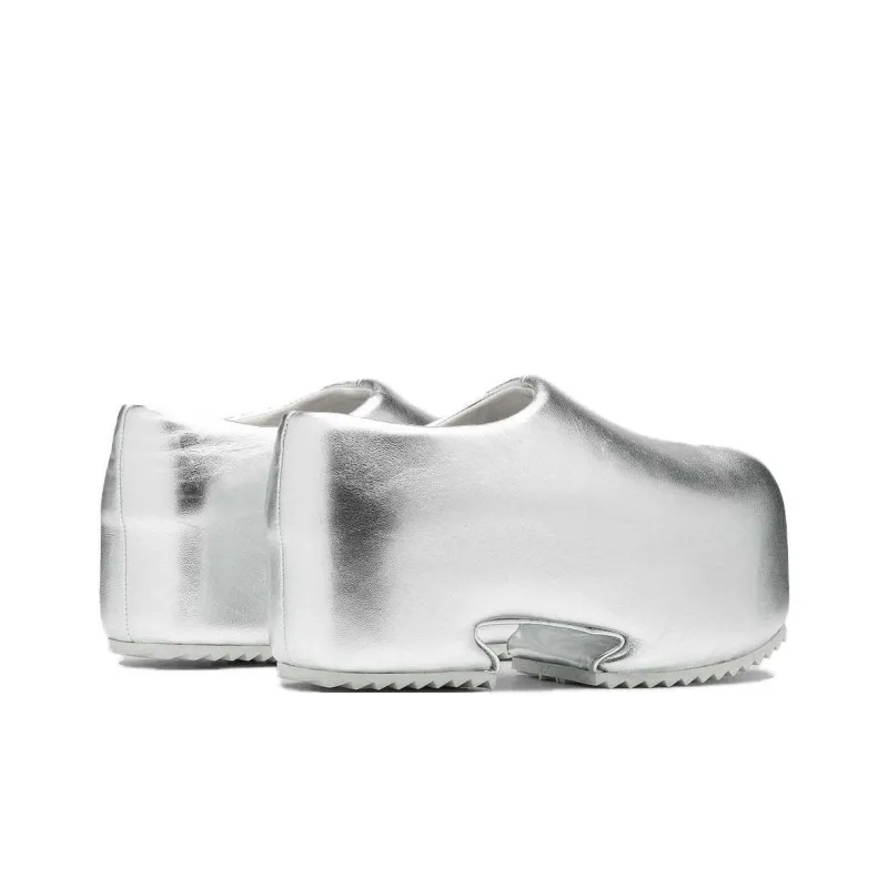 YUME YUME Wrap-toe Slippers Women's Silver-4