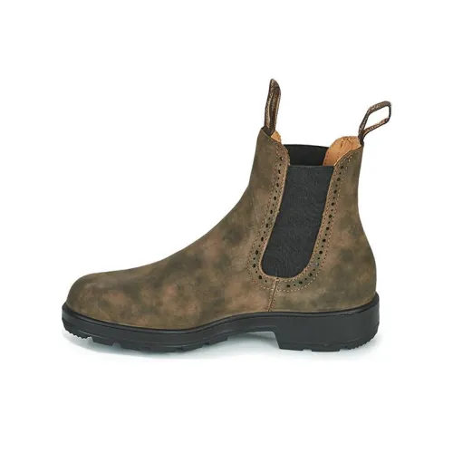 Blundstone Short Chelsea Boots 3cm Women's Brown Black