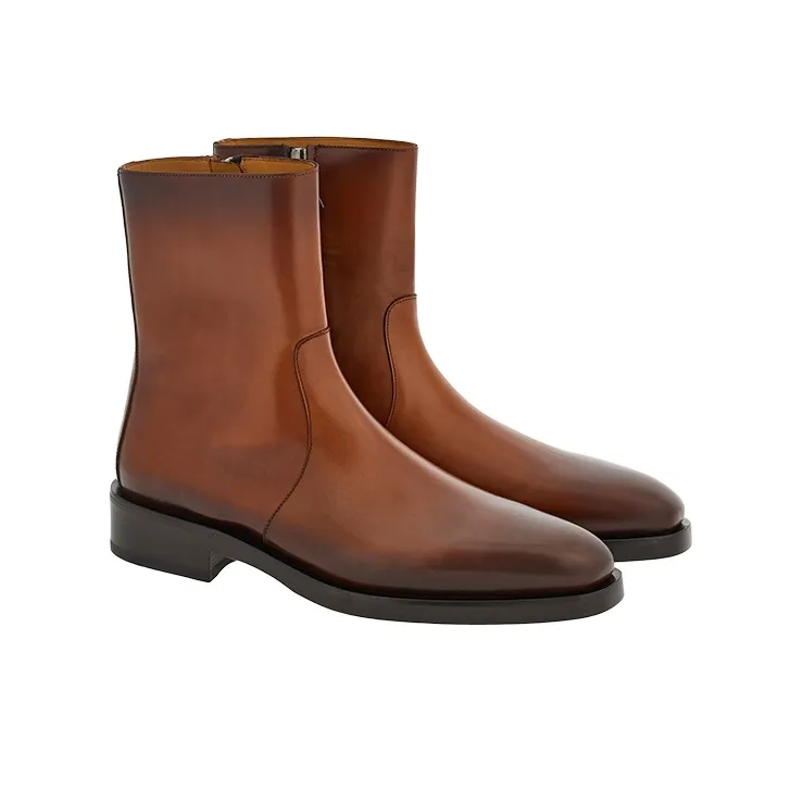 FERRAGAMO Two-tone Ankle Boots-2