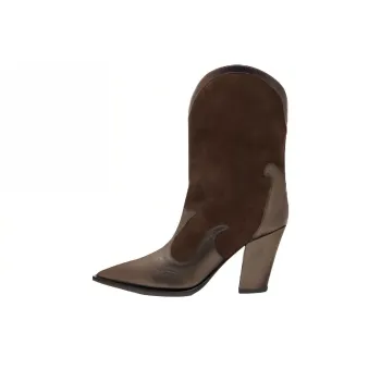 BETTINA VERMILLON Ankle Boots 8.5cm Women's Brown