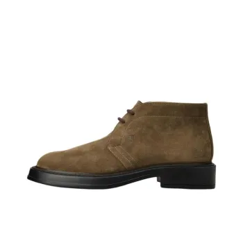 TOD'S Desert Round Toe Lace Up Boots
