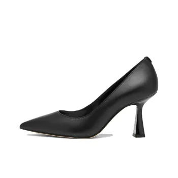 MICHAEL KORS Flared Heel High Heels 8.5cm Women's Black
