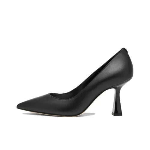 MICHAEL KORS Flared Heel High Heels 8.5cm Women's Black
