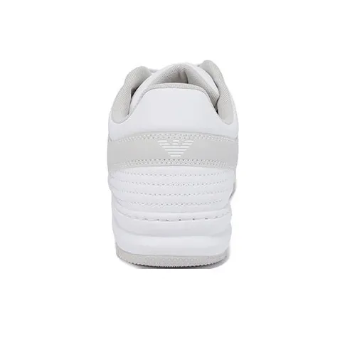 EMPORIO ARMANI EA7 Low Top Skateboard Shoes Unisex Gray White-3