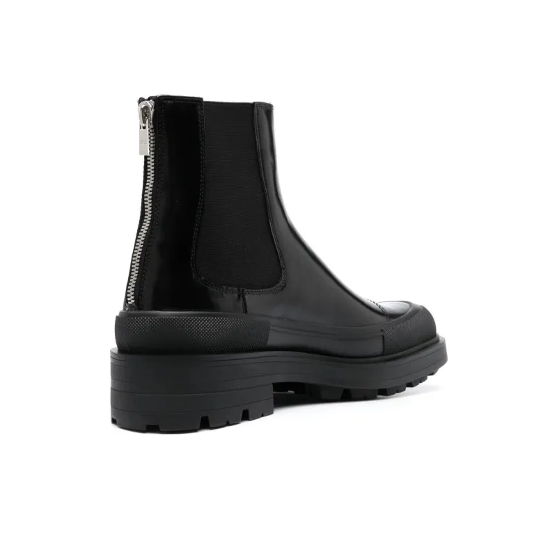 Alexander McQueen Chelsea Ankle Boots 'Black'-4