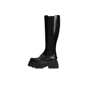 Alexander Wang Carter Knee High Chelsea Boots 7.5cm Women's Black