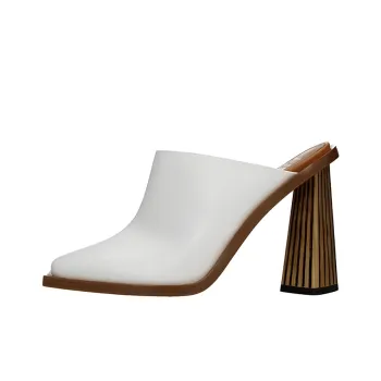 GIVENCHY Block Heel High Heels Women's White