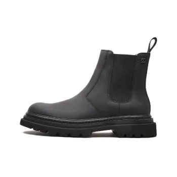 S. T.DUPONT Short Chelsea Boots 4cm Men's Black