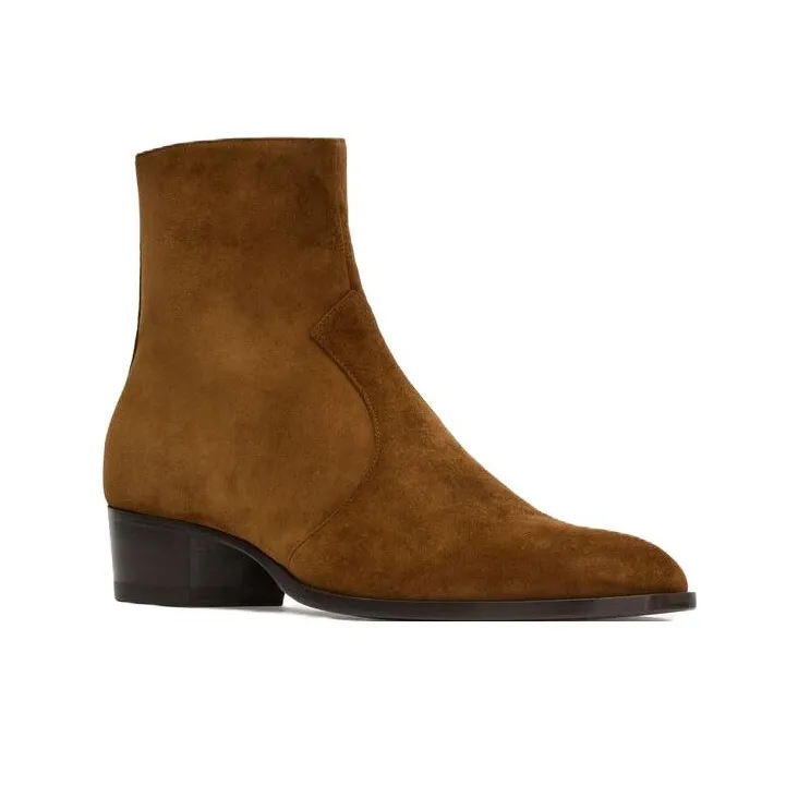 SAINT LAURENT Wyatt 40mm Ankle Boots-2