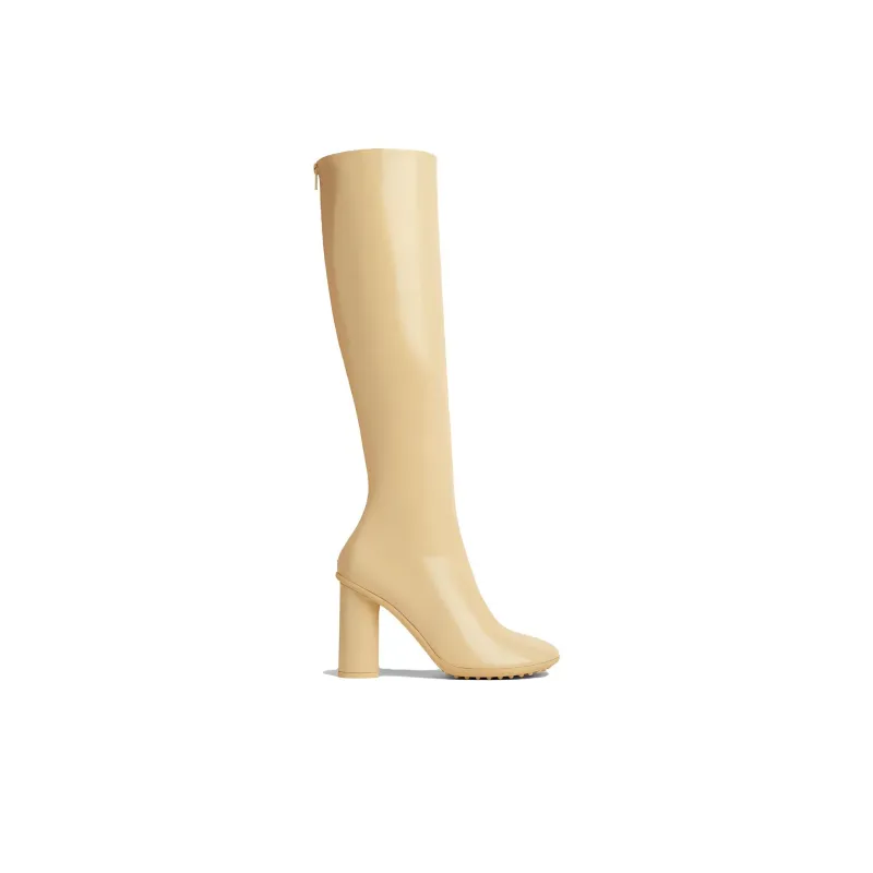Bottega Veneta Atomic Knee high Boots Women's Rubber Yellow-1