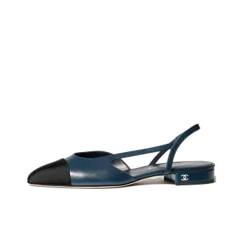 CHANEL High Heels Women's Dark Blue