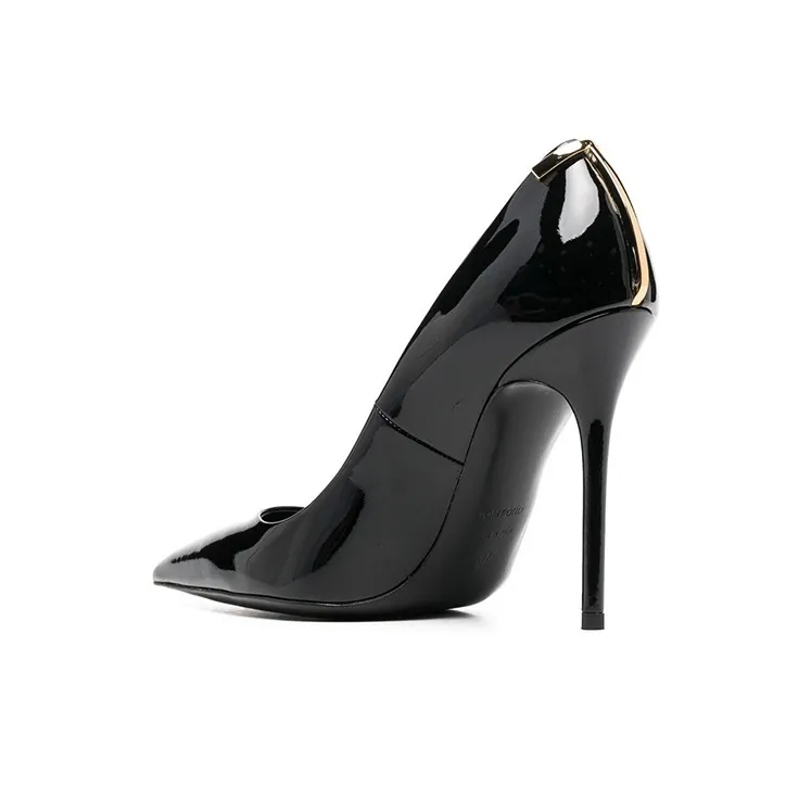 TOM FORD Slim Heel High Heels 10.5cm Women's Black-4