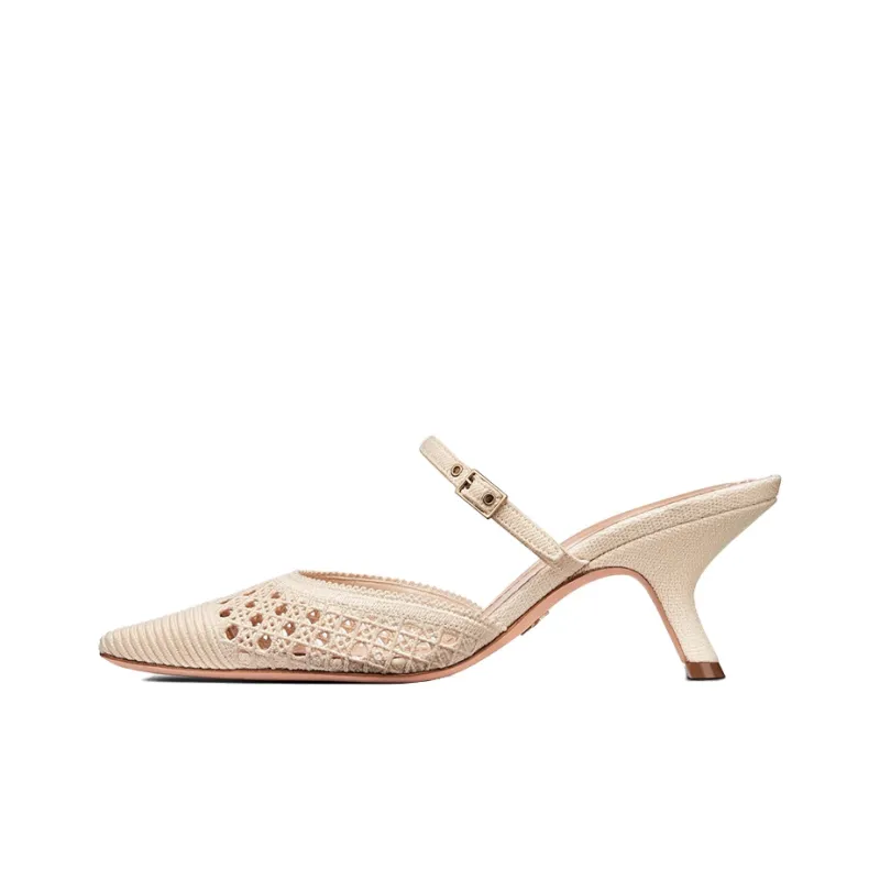 DIOR Capture Cone Heel High Heels Women's Pink-0