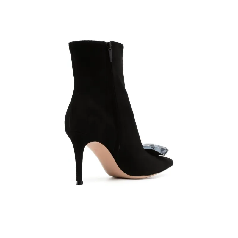 GIANVITO ROSSI Jaipur 85mm Suede Ankle Boots-3