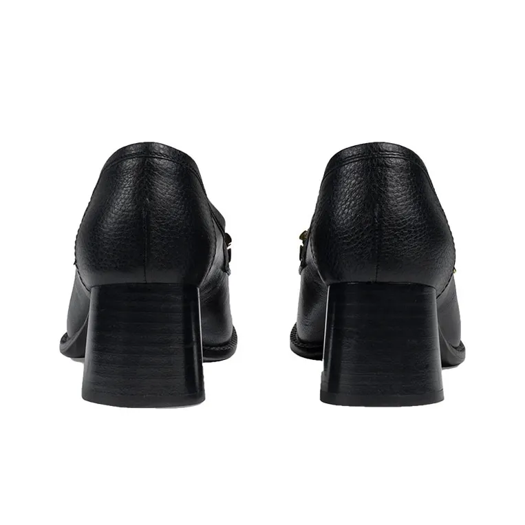 GUCCI Chain-detail 55mm Block-heel Loafers-4