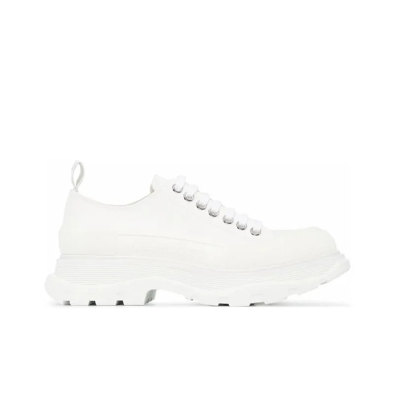 Alexander McQueen Tread Slick Low Lace Up 'White' Women's-1