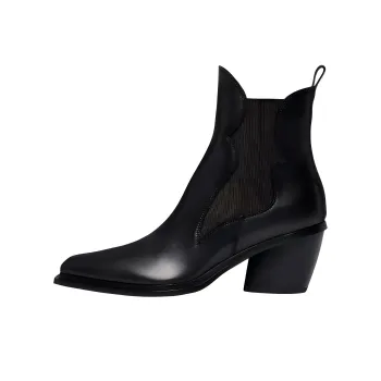 SARTORE Short Chelsea Boots 7cm Women's Black