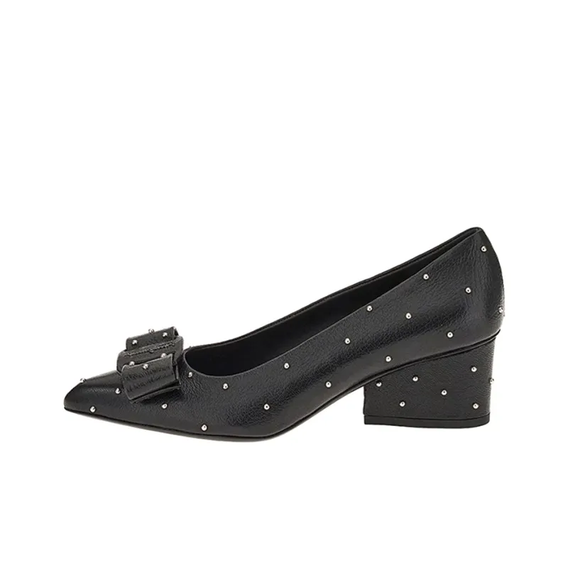 Ferragamo Viva High Heels Women's Black-0