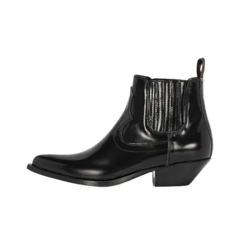 SONORA BOOTS HIDALGO Short Chelsea Boots 3.5cm Men's Black
