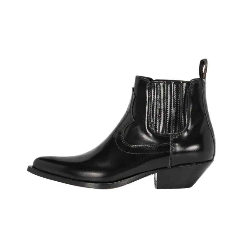 SONORA BOOTS HIDALGO Short Chelsea Boots 3.5cm Men's Black-0