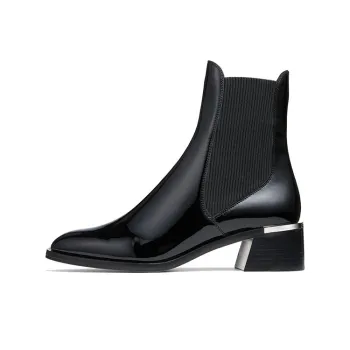 Jimmy Choo Rourke 45 Short Chelsea Boots Women's Black