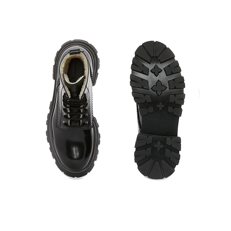 Alexander McQueen Combat Ankle Boots-4