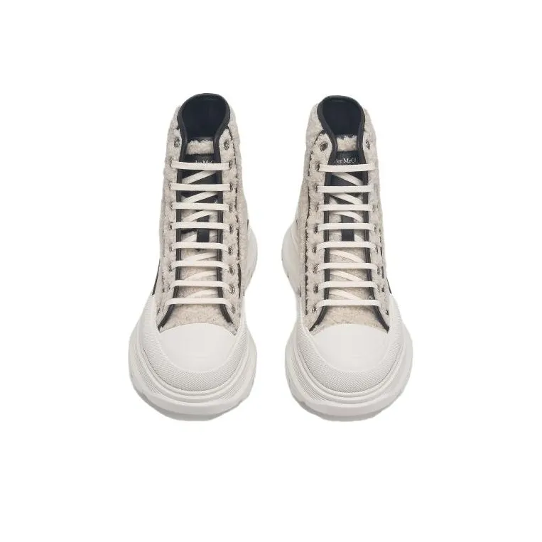 McQ Alexander McQueen Short Martin Boot Men's Beige Black-2